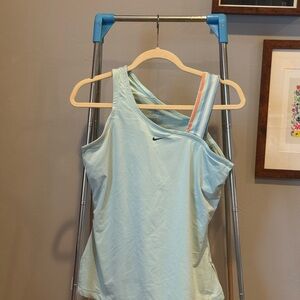 Nike Women's Light Blue Tank Top